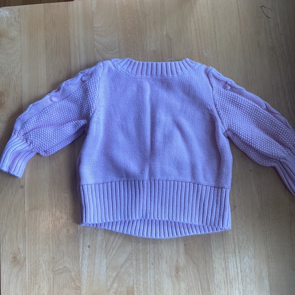 Baby Gap Pink Cable Knit Sweater - Picture 3 of 3